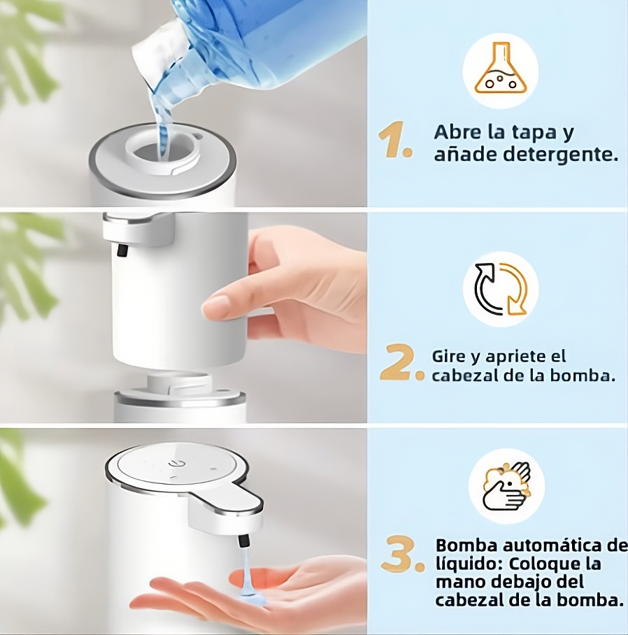 Dispensador automático de Shampoo/Tintes